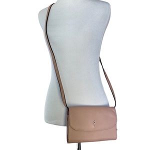 Simply Vera Vera Wang Signature Envelope Light Pink Crossbody Bag